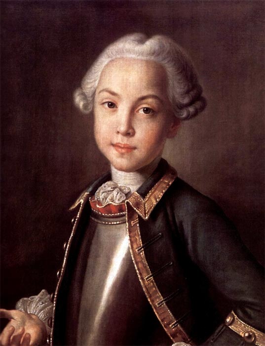 художник Аргунов, Портрет графа Н. П. Шереметьева в детстве