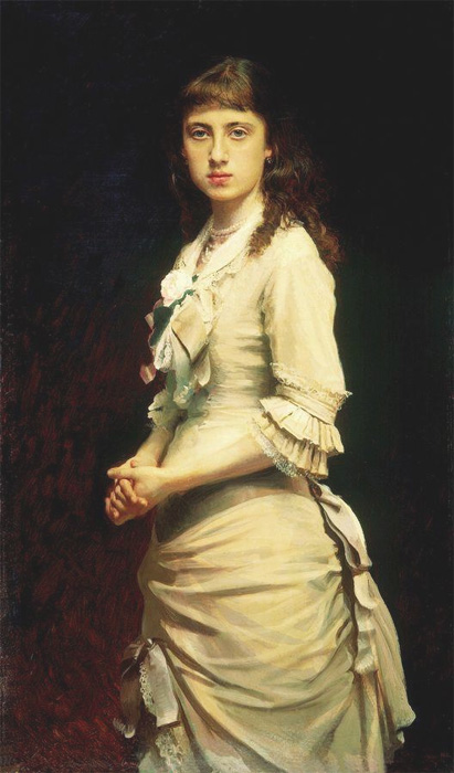 Портрет Софьи Ивановны Крамской, дочери художника