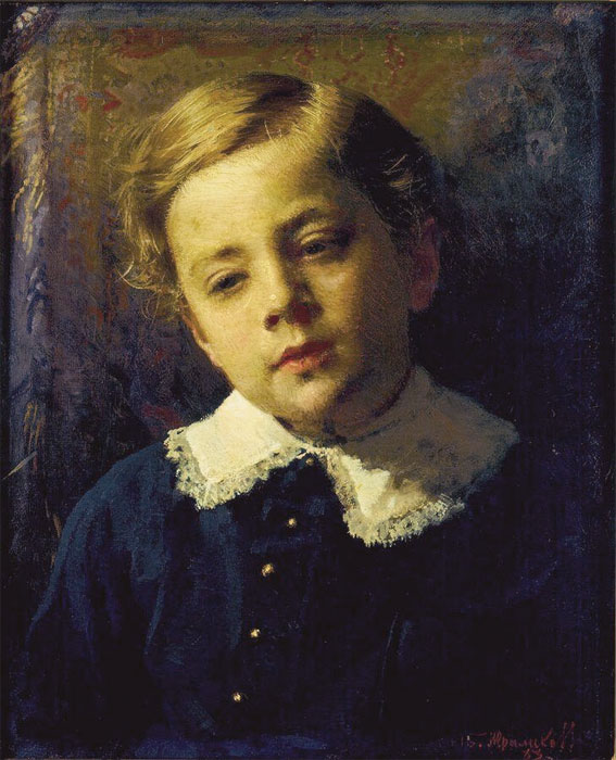 художник Крамской Портрет Сергея Крамского, сына художника