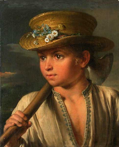 художник Тропинин, Мальчик с топориком
