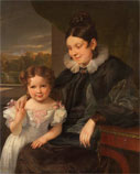 Тропинин портрет Ершовой с дочерью