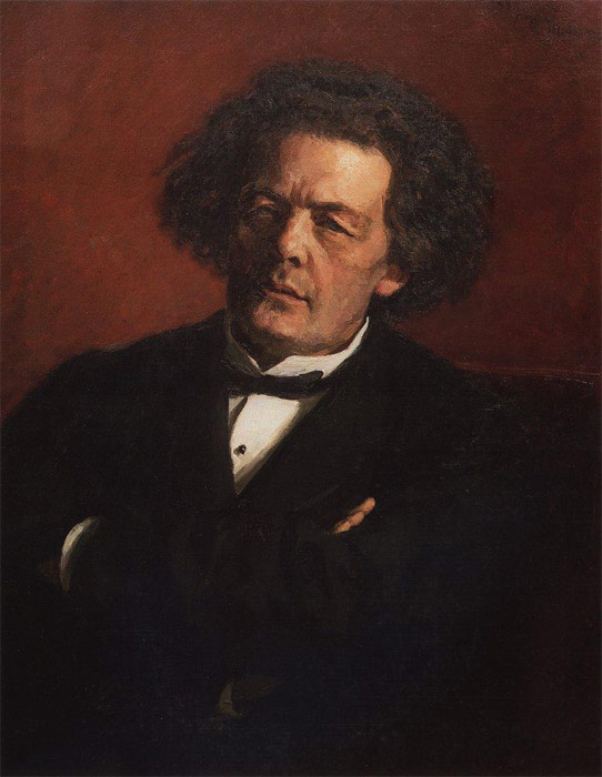 художник Репин, портрет А. Г. Рубинштейна