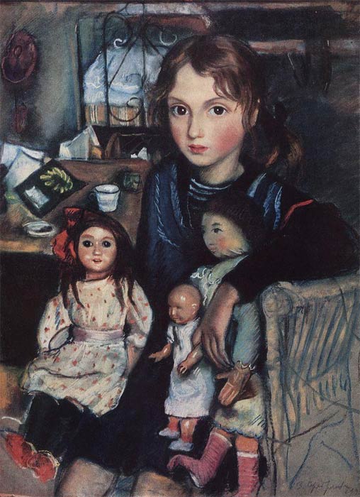 художница Серебрякова Катя с куклами