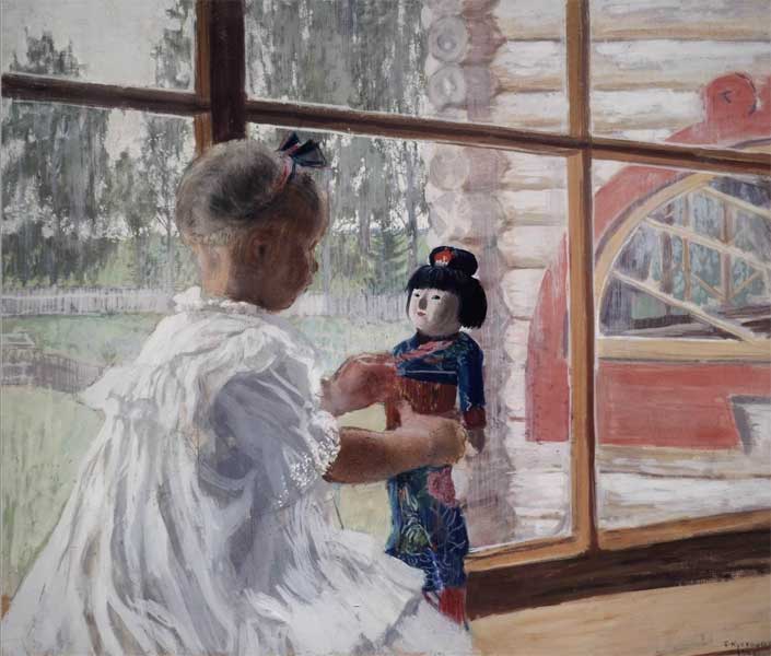 Кустодиев Борис Михайлович, Японская кукла