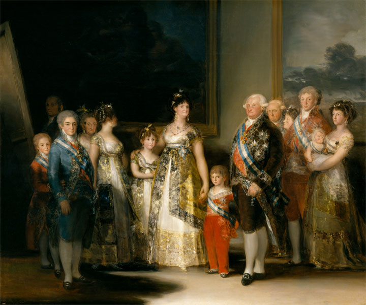 Франсиско Гойя, Семья короля Карла IV