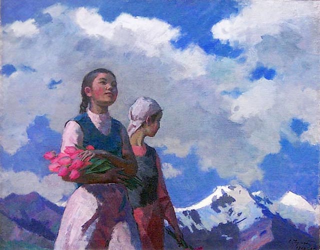 Чуйков Семен Афанасьевич Цветы Киргизии