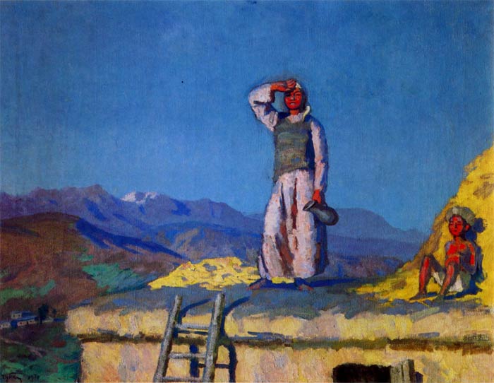 Семен Чуйков, картина Утро Киргизии. 1930-е годы