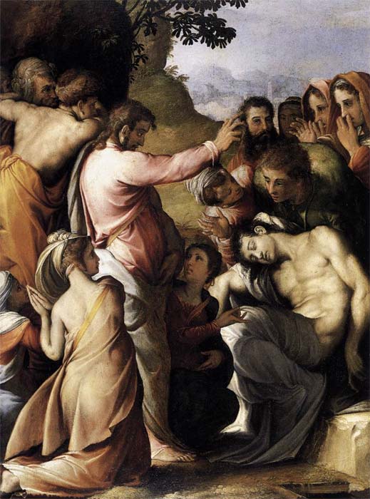 Франческо Сальвиати Воскрешение Лазаря
